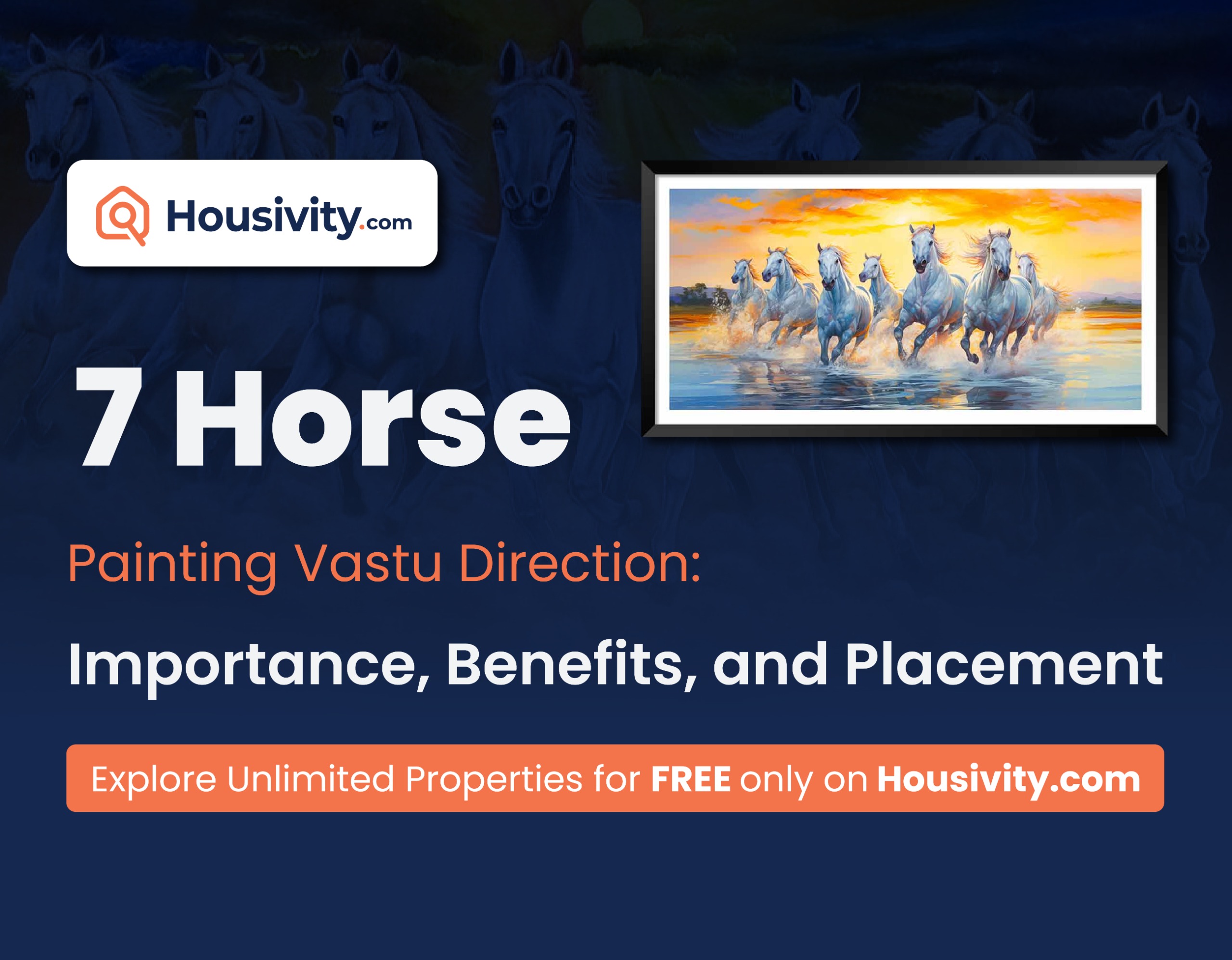 7 Horse Painting Vastu Direction: Importance, Benefits, and Placement